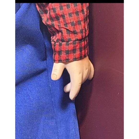 Large Vintage Raggedy Ann and Andy Porcelain Face And Hands - Picture 15 of 16